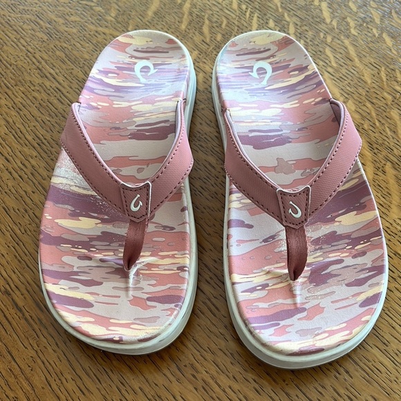 Olukai Nua Pio Sandals Size 7 - Picture 1 of 8